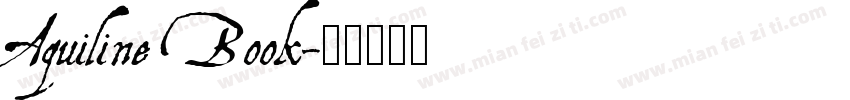 Aquiline Book字体转换